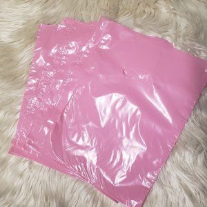50 Dusty rose retail merchandise bag with handle